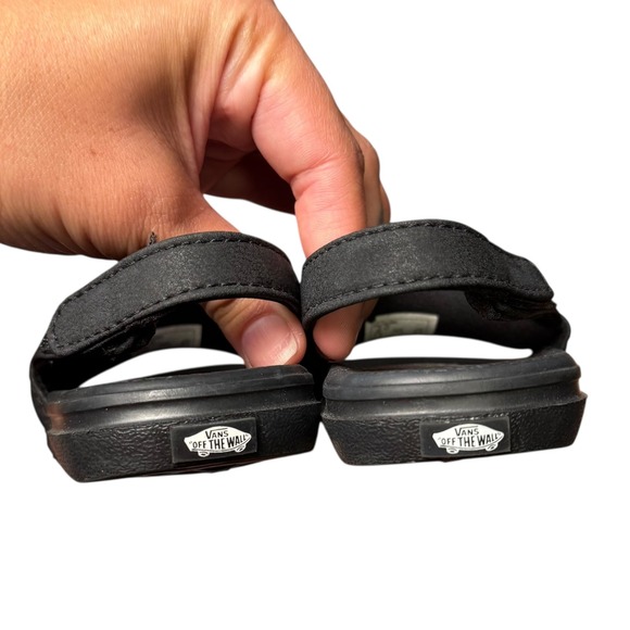 Vans La Costa Slide TD Black White Minimalist Logo‎ Toddler Sandals Size 5 SU - Picture 7 of 8